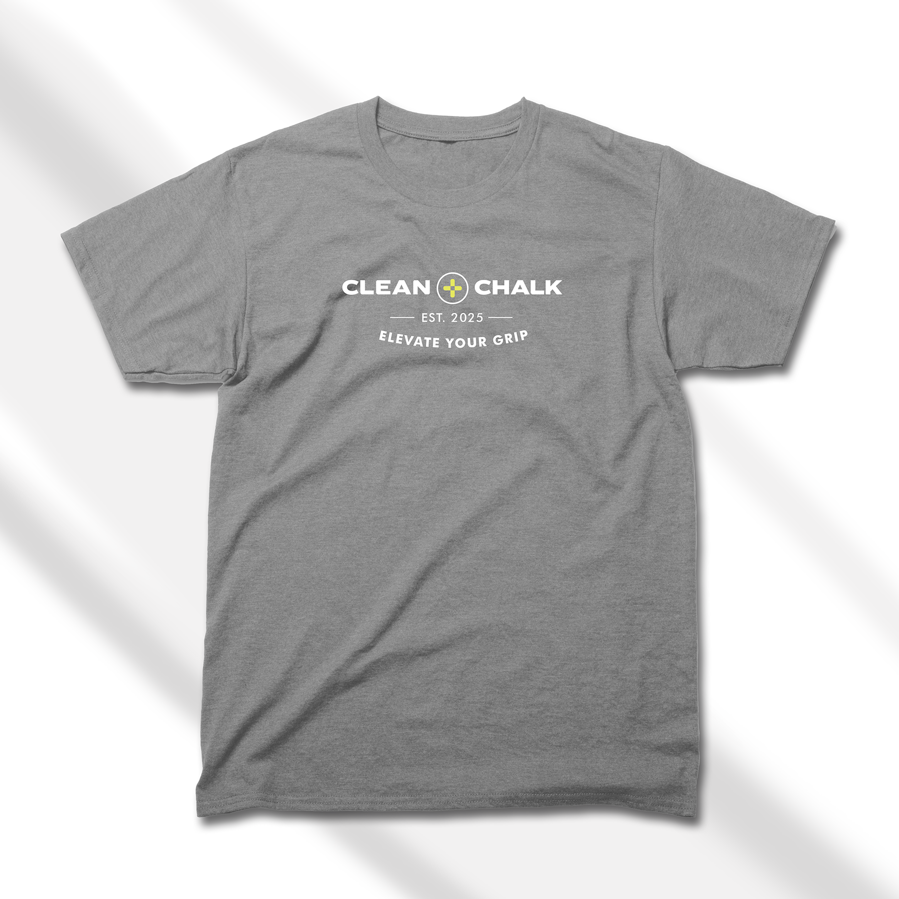 gray cotton blend t-shirt